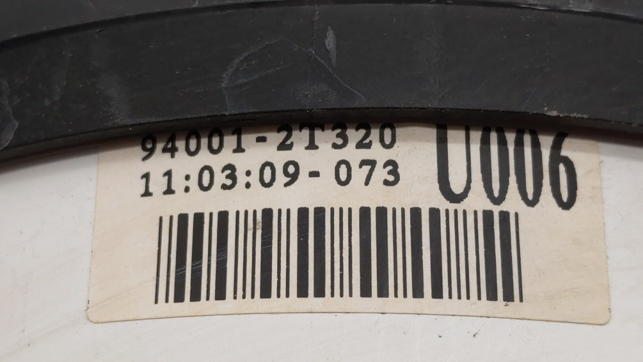 2011 Kia Optima Instrument Cluster Speedometer Gauges P/N:94001-2T320 Fits OEM Used Auto Parts - Oemusedautoparts1.com