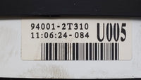 2011 Kia Optima Instrument Cluster Speedometer Gauges P/N:94001-2T310 Fits OEM Used Auto Parts - Oemusedautoparts1.com