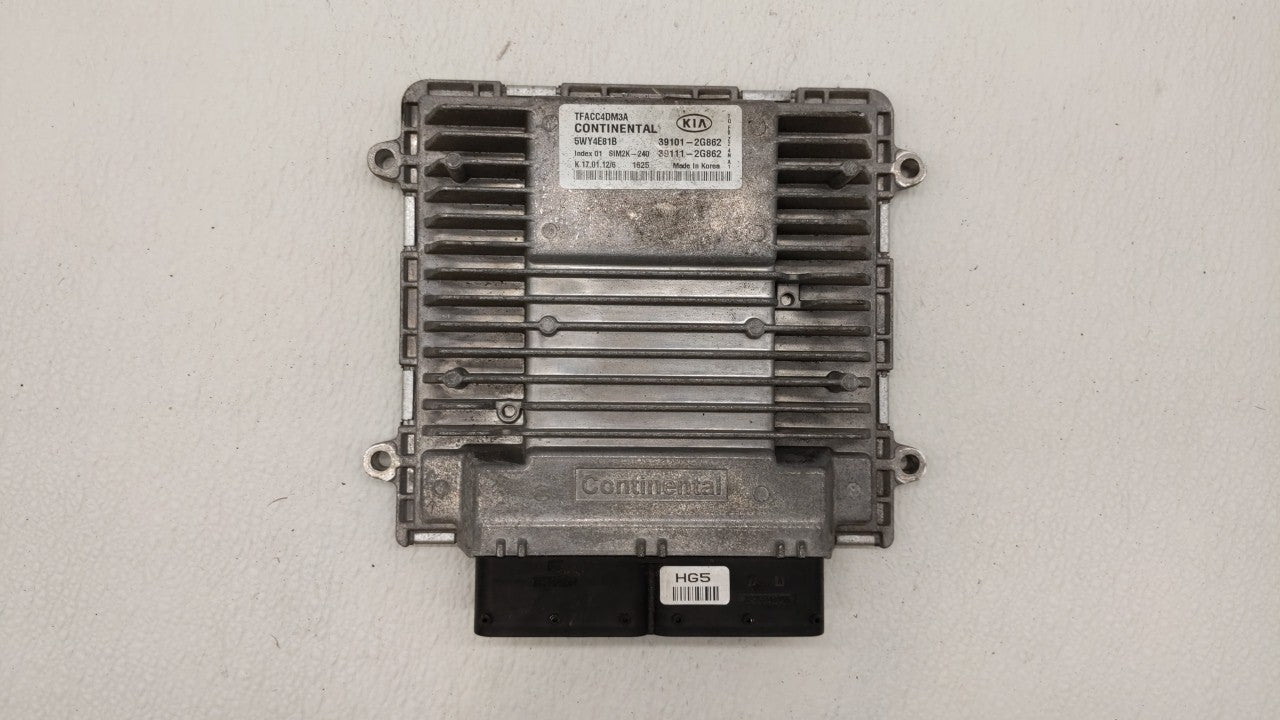 2011-2013 Kia Optima PCM Engine Control Computer ECU ECM PCU OEM P/N:39101-2G862 39111-2G862, 39101-2G861 Fits Fits 2011 201