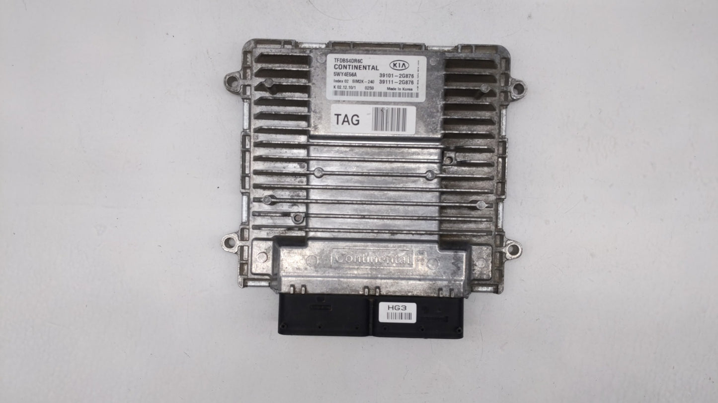 2011-2013 Kia Optima PCM Engine Control Computer ECU ECM PCU OEM P/N:39101-2G876 39111-2G876, 39101-2G866 Fits Fits 2011 201