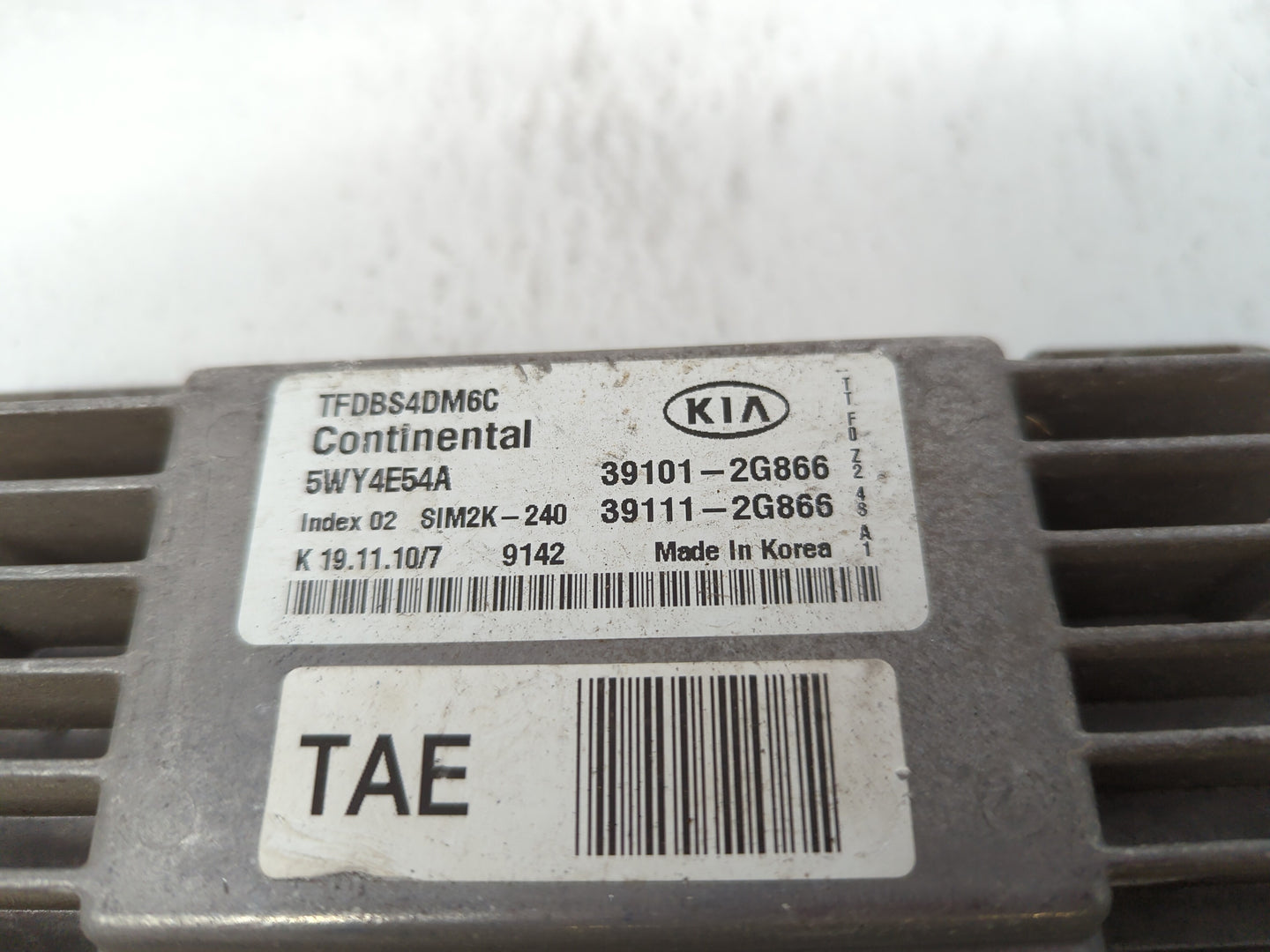 2011-2013 Kia Optima PCM Engine Control Computer ECU ECM PCU OEM P/N:39101-2G868 39101-2G869, 39101-2G867 Fits Fits 2011 201