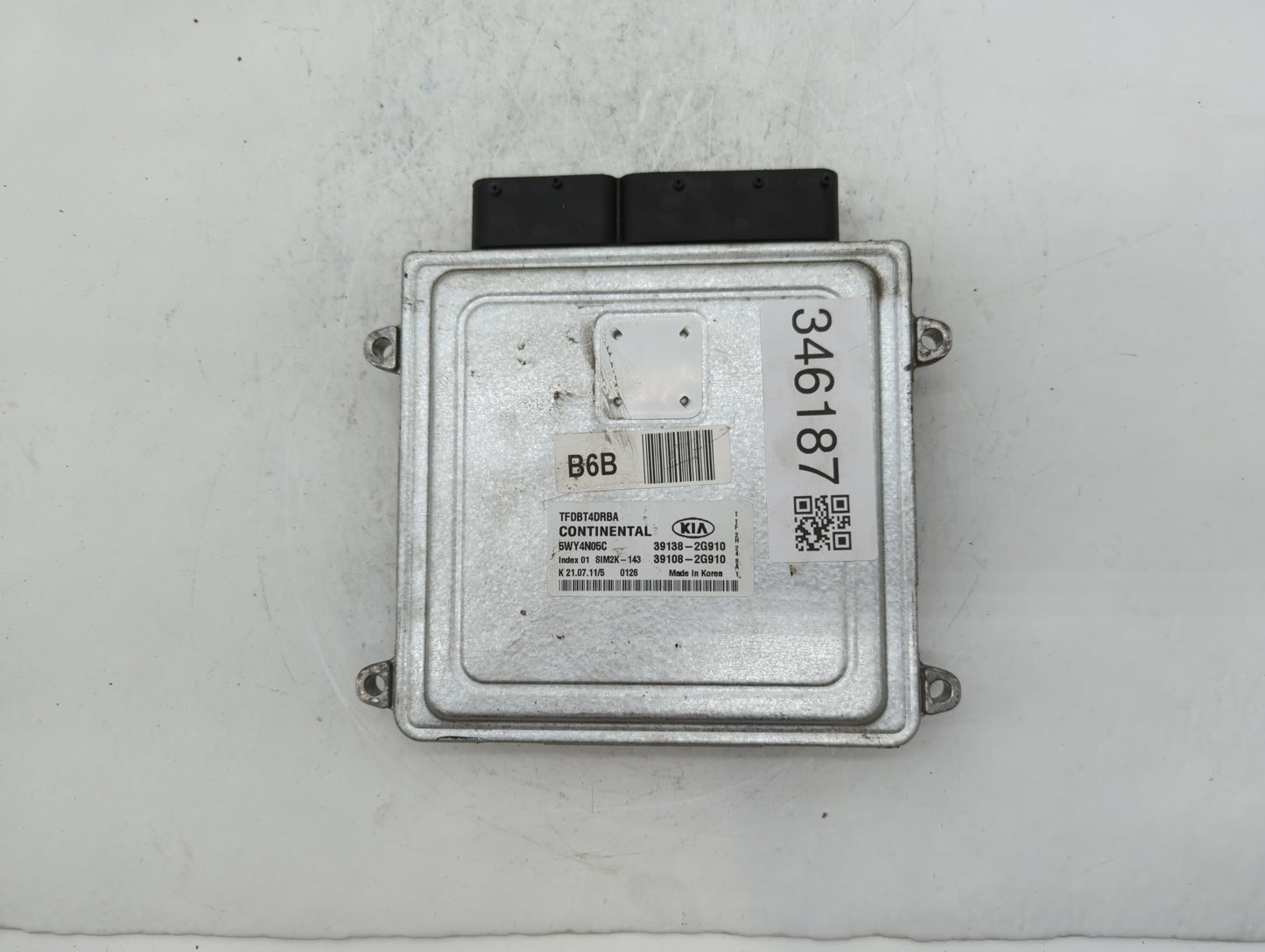 2011-2013 Kia Optima PCM Engine Control Computer ECU ECM PCU OEM P/N:39108-2G912 39138-2G912, 39138-2G910 Fits Fits 2011 201