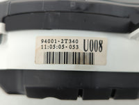 2011 Kia Optima Instrument Cluster Speedometer Gauges P/N:94001-2T340 Fits OEM Used Auto Parts - Oemusedautoparts1.com