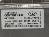 2011-2013 Kia Optima PCM Engine Control Computer ECU ECM PCU OEM P/N:39111-2G868 39101-2G686, 39111-2G877 Fits Fits 2011 201