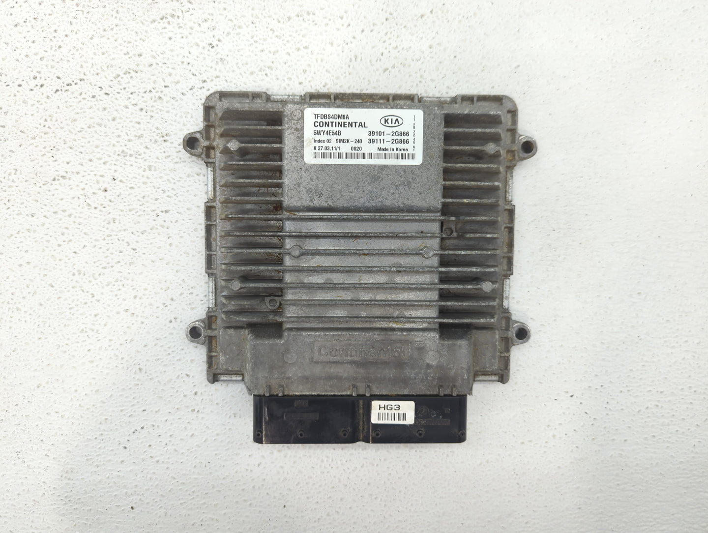 2011-2013 Kia Optima PCM Engine Control Computer ECU ECM PCU OEM P/N:39111-2G866 39101-2G866, 39101-2G868 Fits Fits 2011 201