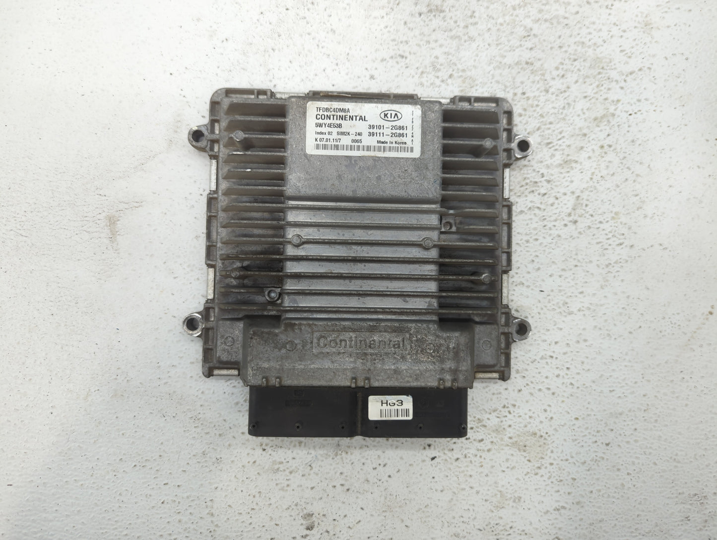 2011-2013 Kia Optima PCM Engine Control Computer ECU ECM PCU OEM P/N:39111-2G900 39101-2G900, 39101-2G862 Fits Fits 2011 201