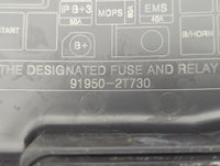 2011-2013 Kia Optima Fusebox Fuse Box Panel Relay Module P/N:91950-2T730 Fits Fits 2011 2012 2013 OEM Used Auto Parts - Oemu