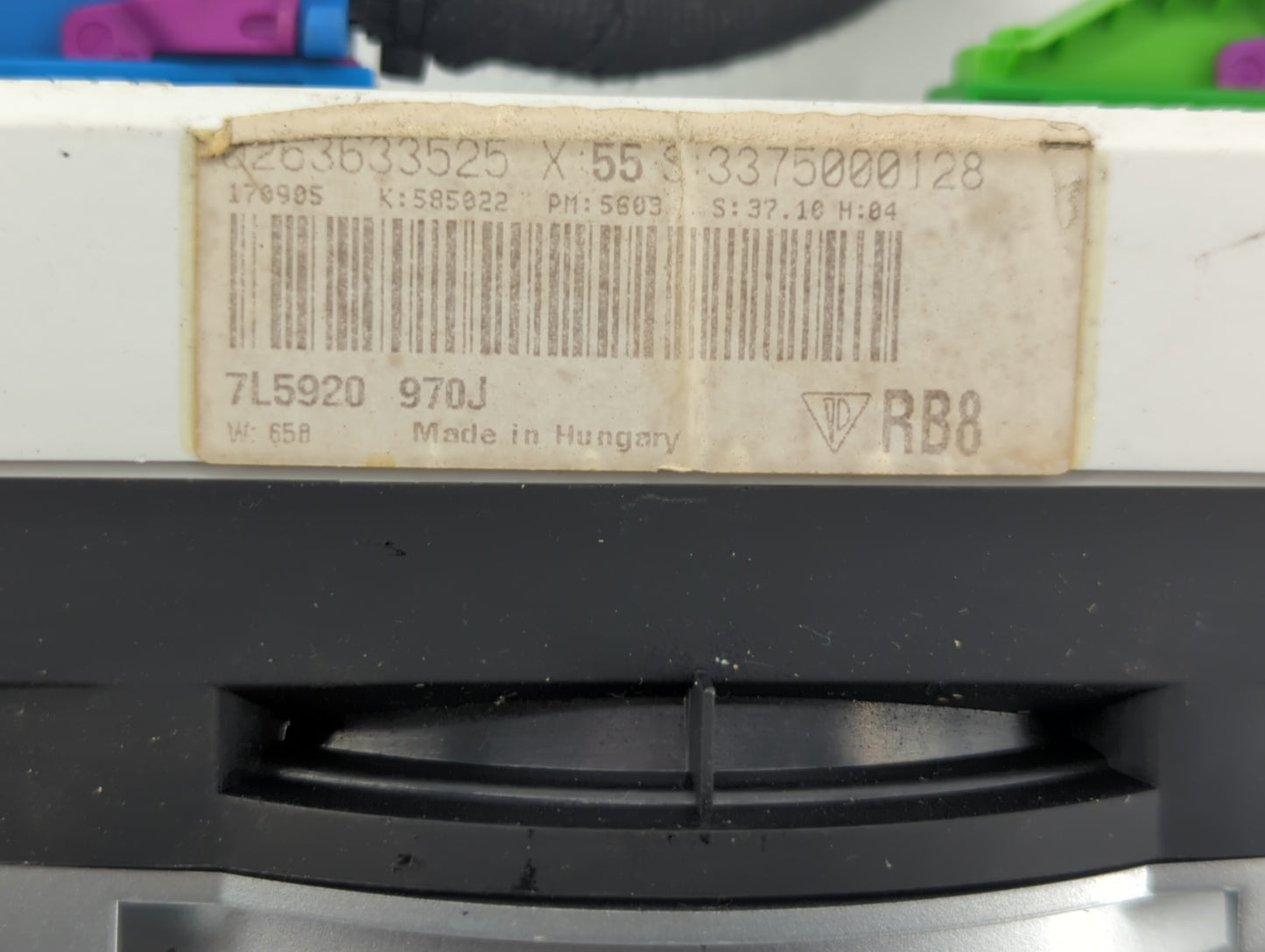 2011 Kia Optima Instrument Cluster Speedometer Gauges P/N:7L5920 970J 94001-2T340 Miles: Fits OEM Used Auto Parts - Oemuseda
