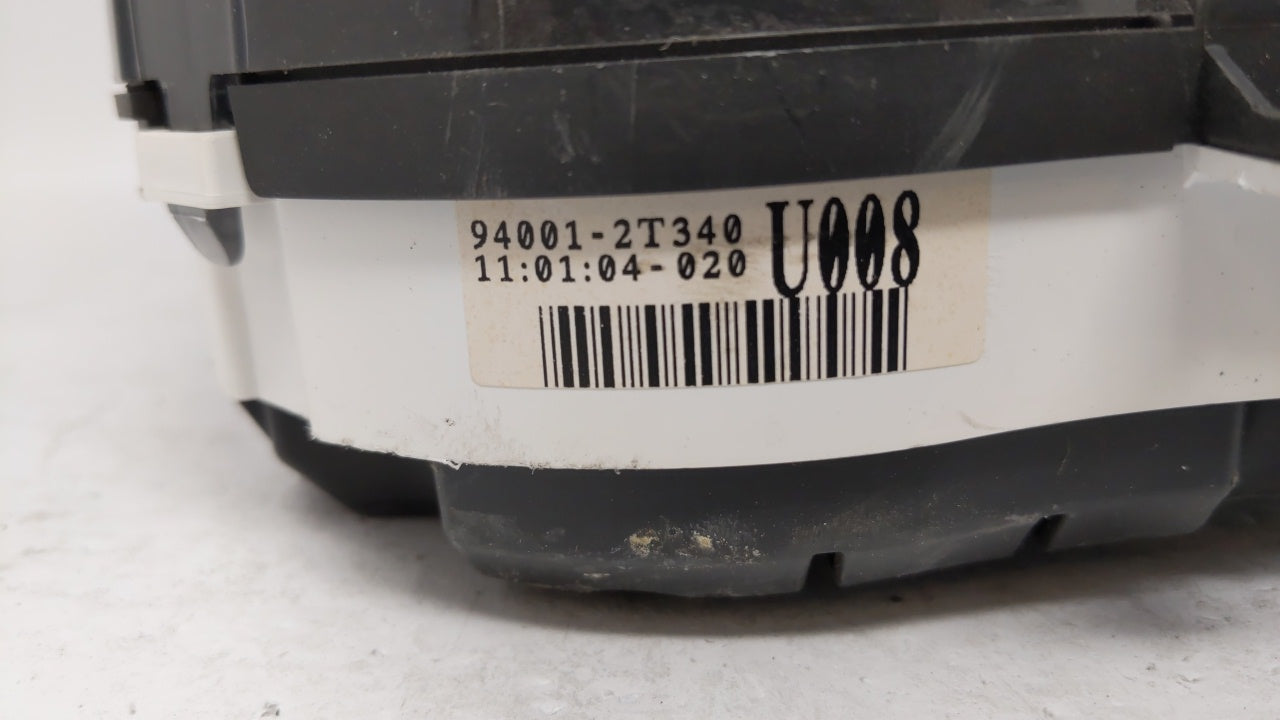 2011 Kia Optima Instrument Cluster Speedometer Gauges P/N:94001-2T340 Fits OEM Used Auto Parts - Oemusedautoparts1.com