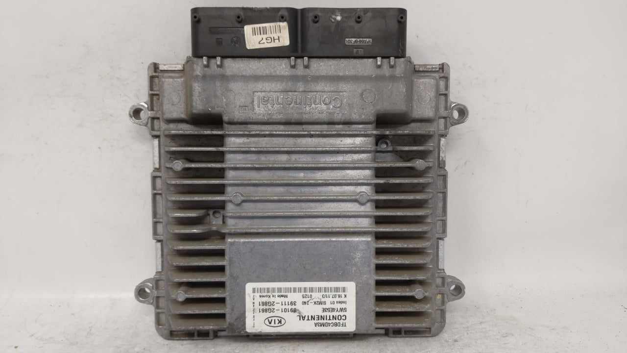 2011-2013 Kia Optima PCM Engine Control Computer ECU ECM PCU OEM P/N:39101-2G862 39111-2G862, 39101-2G861 Fits Fits 2011 201