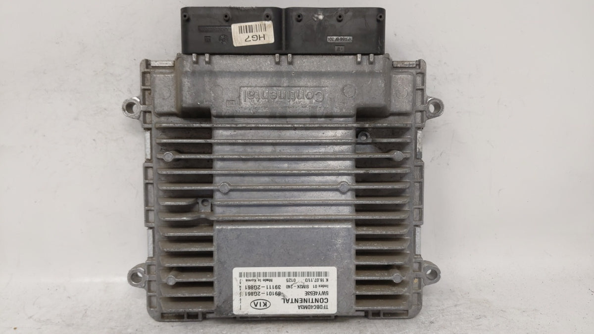 2011-2013 Kia Optima PCM Engine Control Computer ECU ECM PCU OEM P/N:39101-2G862 39111-2G862, 39101-2G861 Fits 2011 2012 201