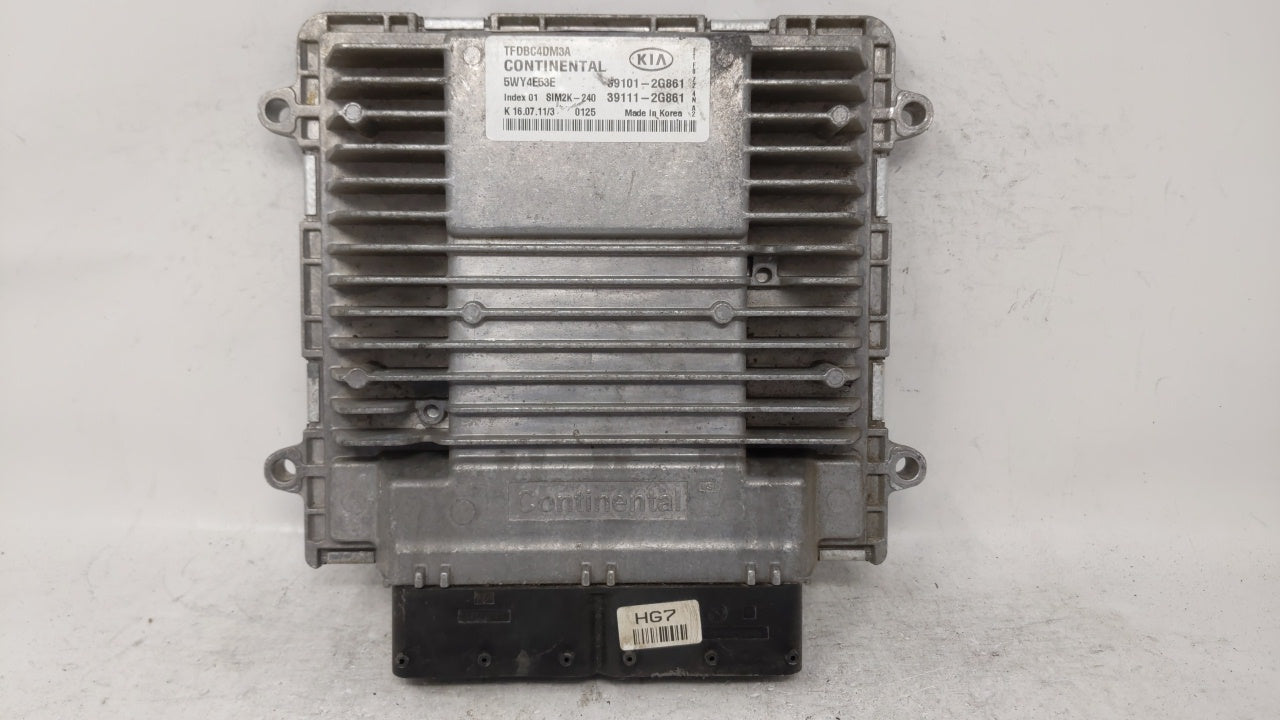 2011-2013 Kia Optima PCM Engine Control Computer ECU ECM PCU OEM P/N:39101-2G862 39111-2G862, 39101-2G861 Fits Fits 2011 201