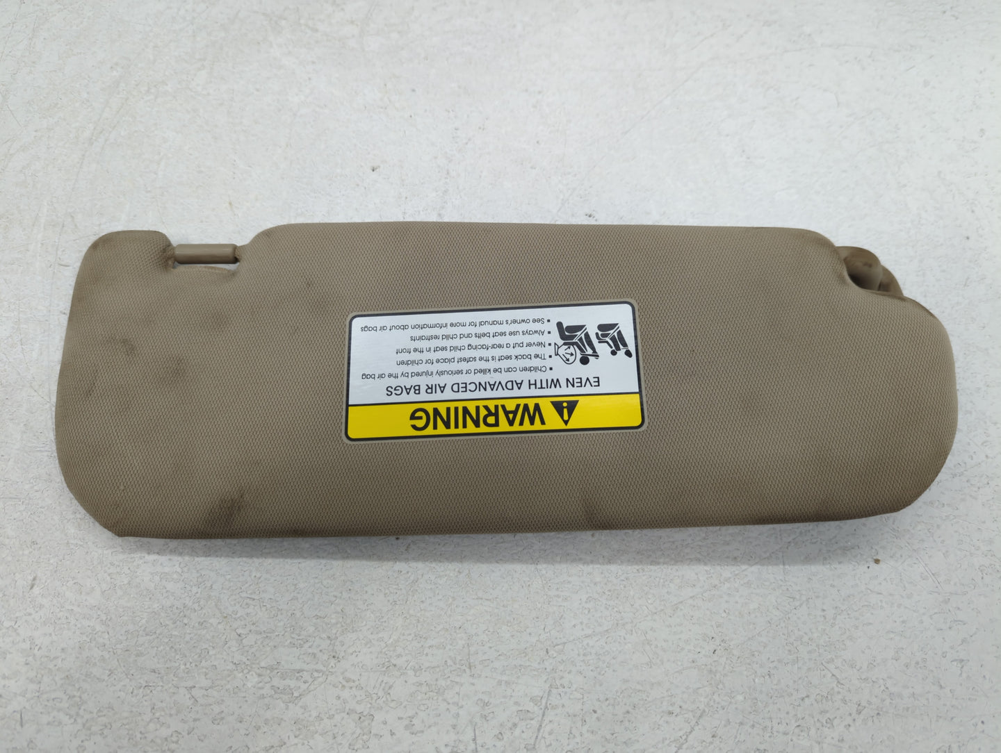 2011-2016 Kia Optima Sun Visor Shade Replacement Driver Left Mirror Fits Fits 2011 2012 2013 2014 2015 2016 OEM Used Auto Pa