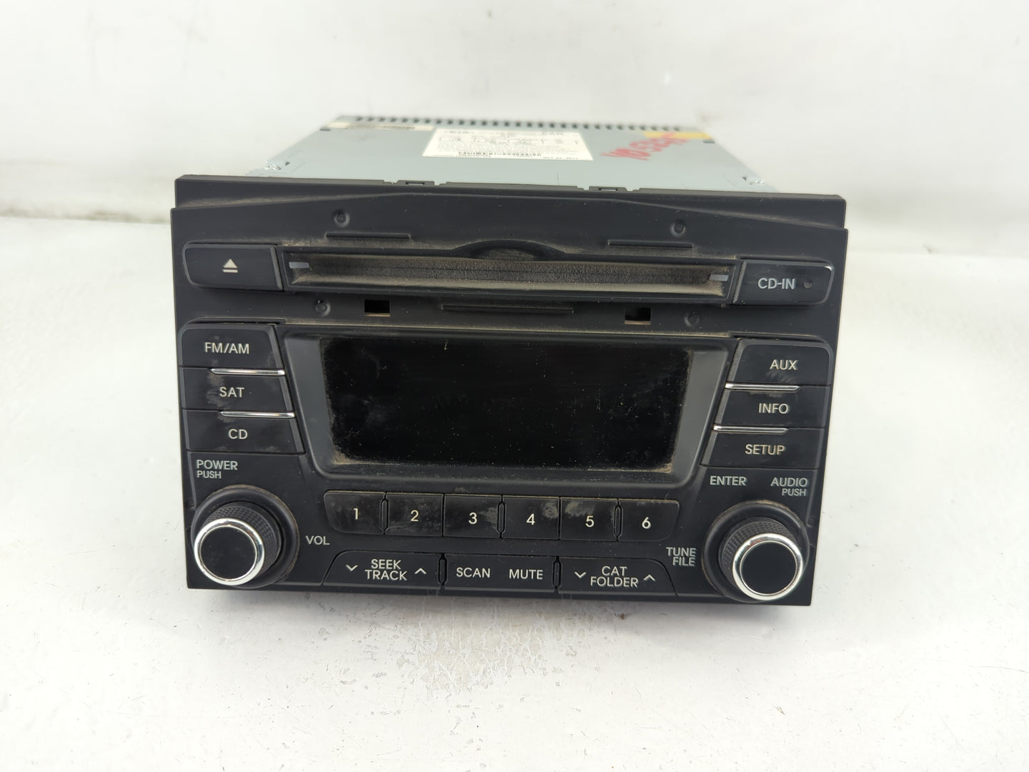 2011-2013 Kia Optima Radio AM FM Cd Player Receiver Replacement P/N:961702T 75 1CA Fits Fits 2011 2012 2013 OEM Used Auto Pa