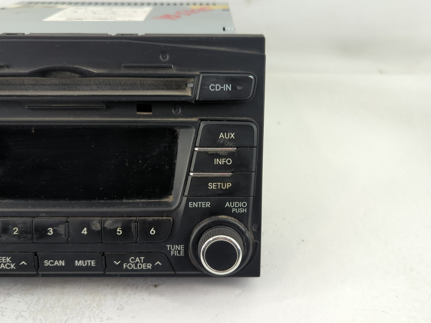 2011-2013 Kia Optima Radio AM FM Cd Player Receiver Replacement P/N:961702T 75 1CA Fits Fits 2011 2012 2013 OEM Used Auto Pa