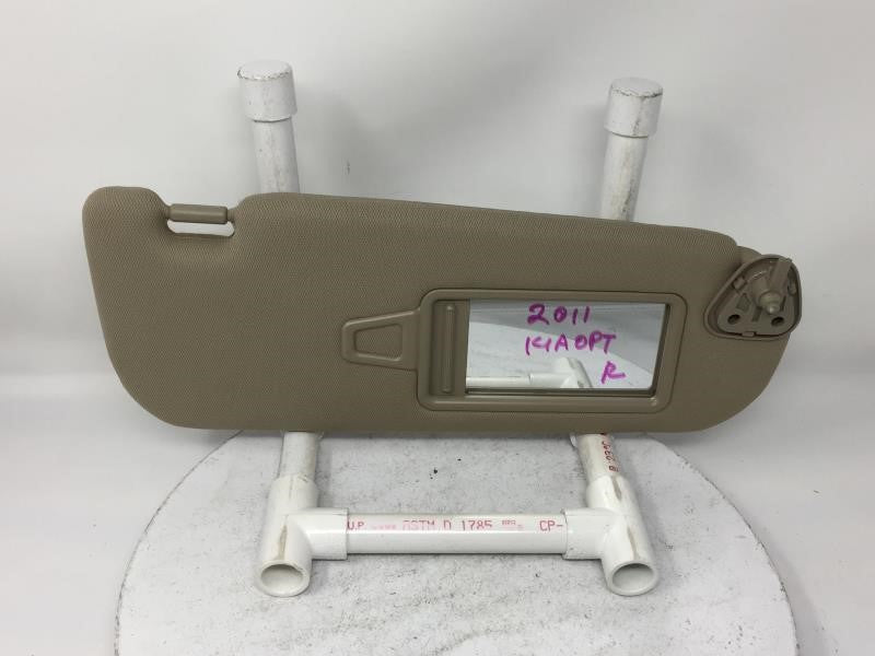 2011 Kia Optima Sun Visor Shade Replacement Passenger Right Mirror Fits OEM Used Auto Parts - Oemusedautoparts1.com