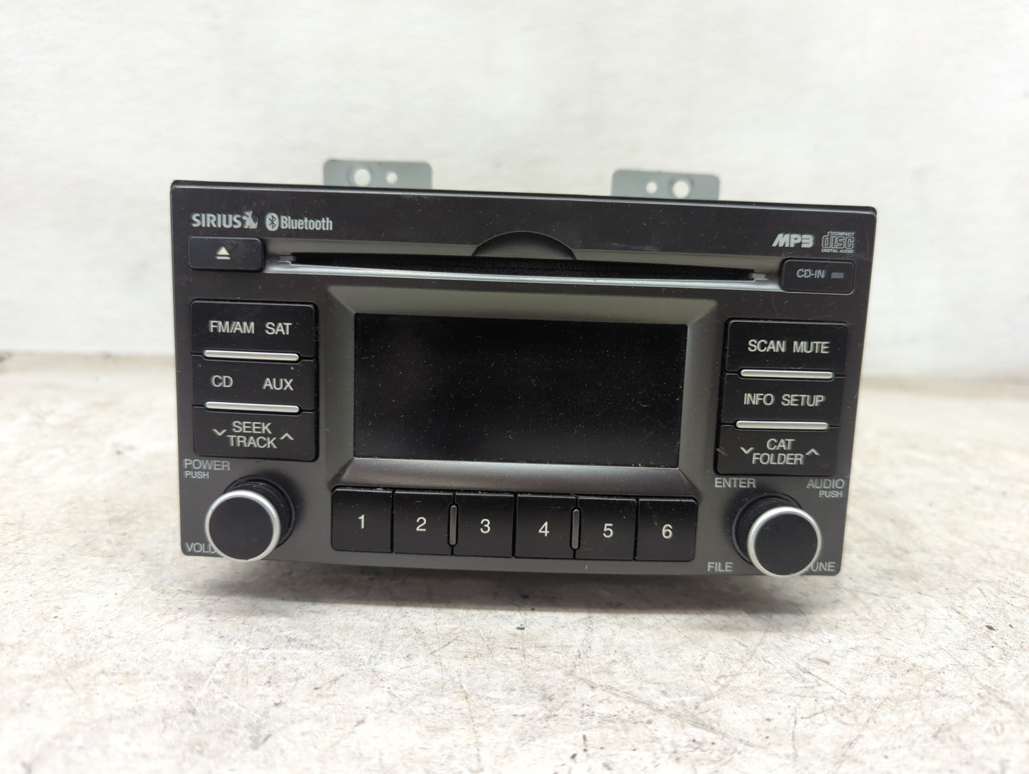 2009-2011 Kia Rio Radio AM FM Cd Player Receiver Replacement P/N:961001G895AMDB PA910JBLSBB Fits Fits 2009 2010 2011 OEM Use