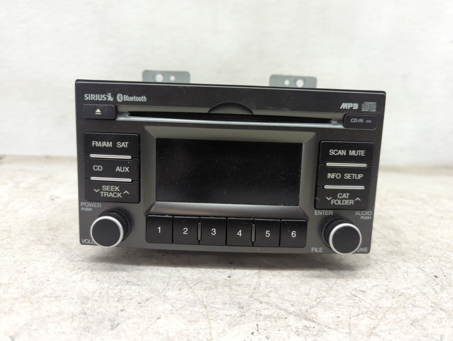 2009-2011 Kia Rio Radio AM FM Cd Player Receiver Replacement P/N:961001G895AMDB PA910JBLSBB Fits Fits 2009 2010 2011 OEM Use