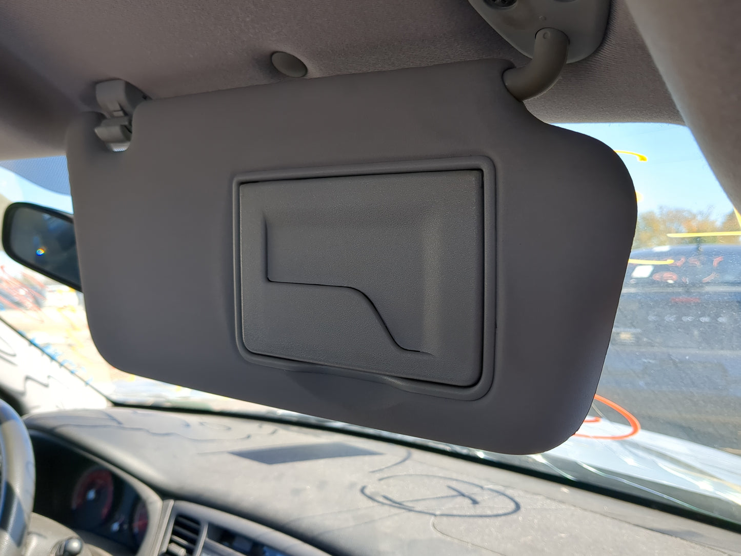 2006-2011 Kia Rio Sun Visor Shade Replacement Passenger Right Mirror Fits Fits 2006 2007 2008 2009 2010 2011 OEM Used Auto P