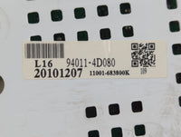 2011-2014 Kia Sedona Instrument Cluster Speedometer Gauges P/N:94011-4D080 Fits Fits 2011 2012 2014 OEM Used Auto Parts - Oe