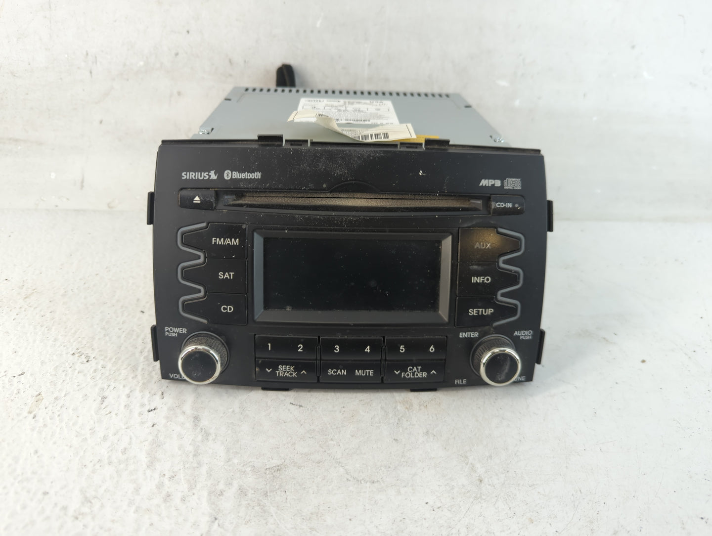 2011-2013 Kia Sorento Radio AM FM Cd Player Receiver Replacement P/N:96140-1U201 Fits Fits 2011 2012 2013 OEM Used Auto Part