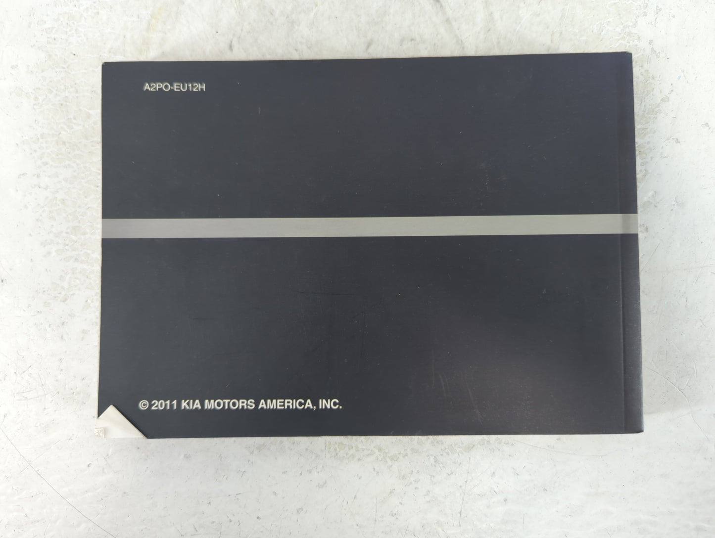 2011 Kia Sorento Owners Manual Book Guide P/N:A2PO-EU12H OEM Used Auto Parts - Oemusedautoparts1.com