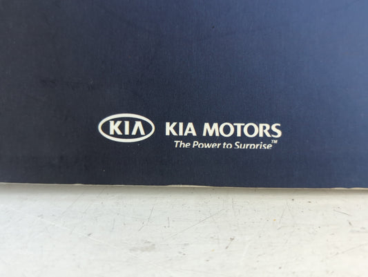 2011 Kia Sorento Owners Manual Book Guide P/N:A2PO-EU17A OEM Used Auto Parts