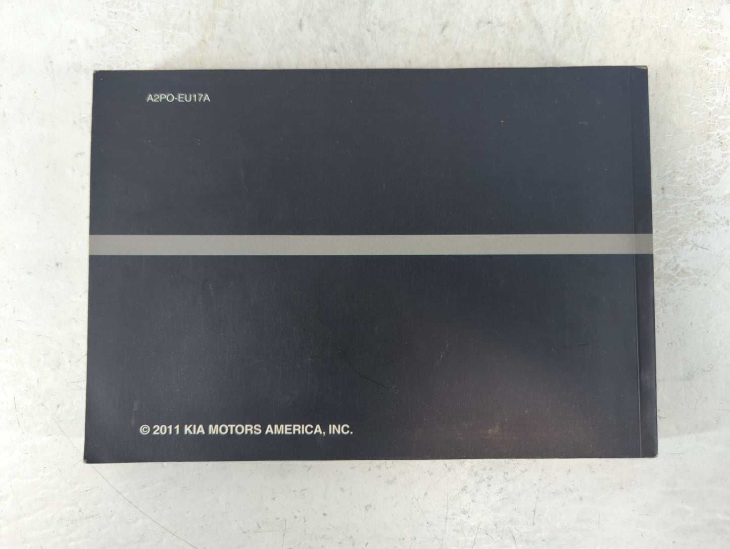2011 Kia Sorento Owners Manual Book Guide P/N:A2PO-EU17A OEM Used Auto Parts - Oemusedautoparts1.com