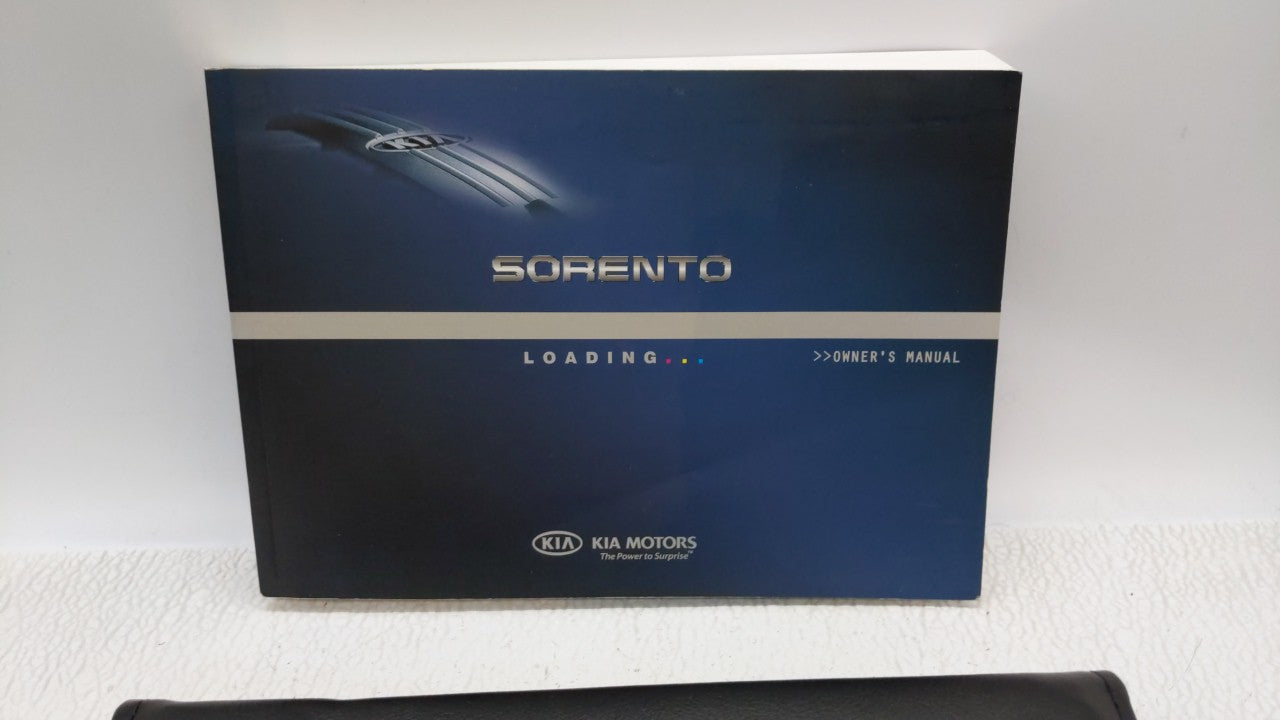 2011 Kia Sorento Owners Manual Book Guide OEM Used Auto Parts - Oemusedautoparts1.com