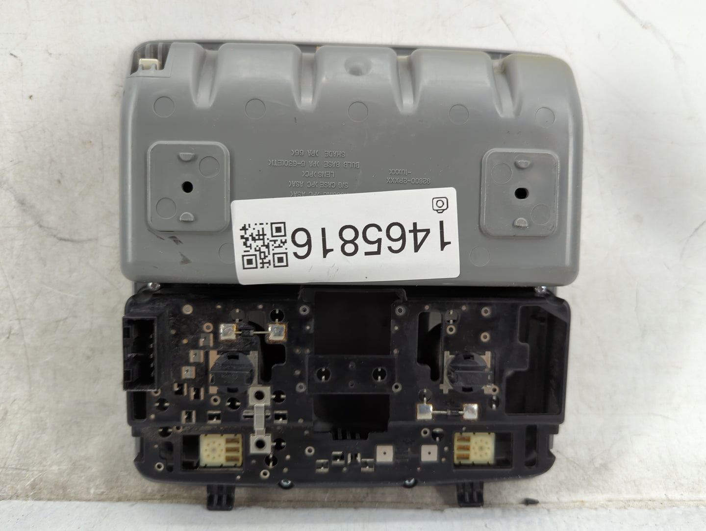 2011 Kia Sorento Overhead Roof Console Gray - Oemusedautoparts1.com