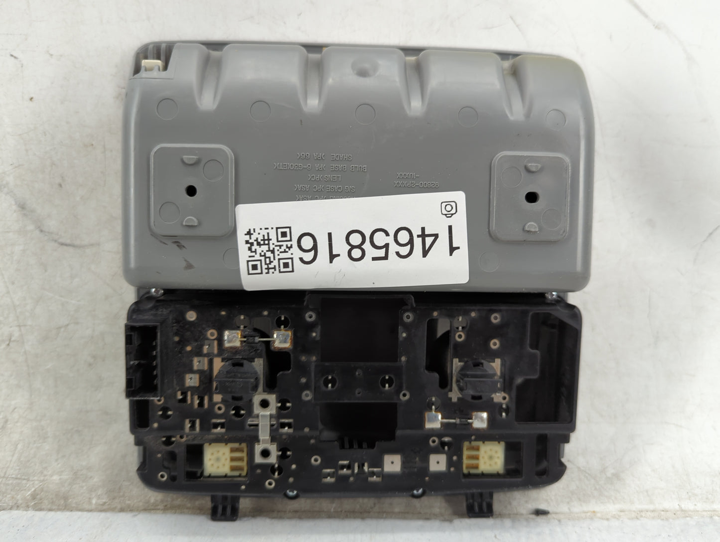 2011 Kia Sorento Overhead Roof Console Gray - Oemusedautoparts1.com