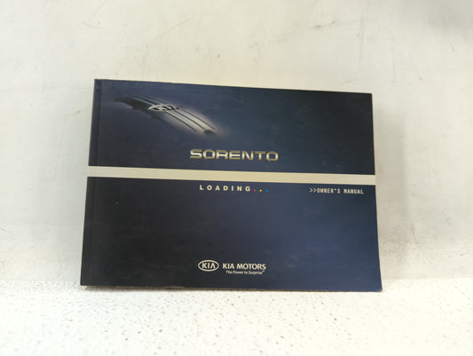 2011 Kia Sorento Owners Manual Book Guide OEM Used Auto Parts - Oemusedautoparts1.com
