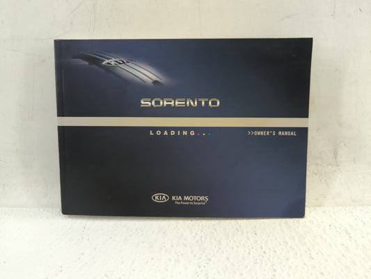2011 Kia Sorento Owners Manual Book Guide P/N:A2PO-EU03C OEM Used Auto Parts - Oemusedautoparts1.com