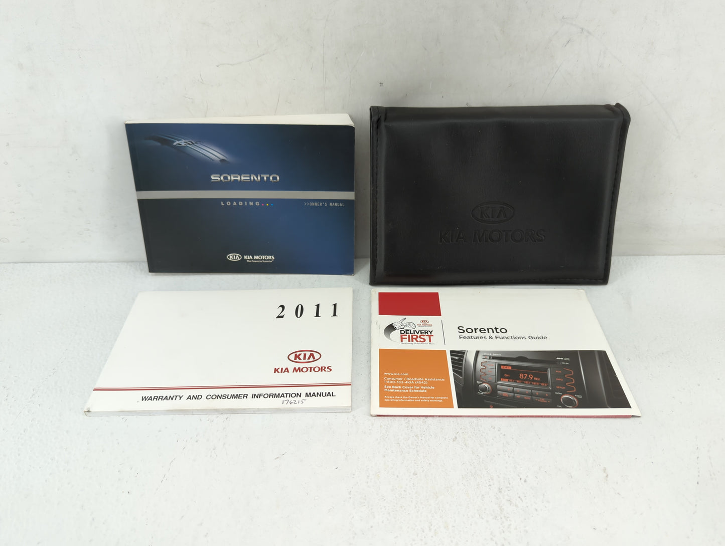 2011 Kia Sorento Owners Manual Book Guide OEM Used Auto Parts - Oemusedautoparts1.com