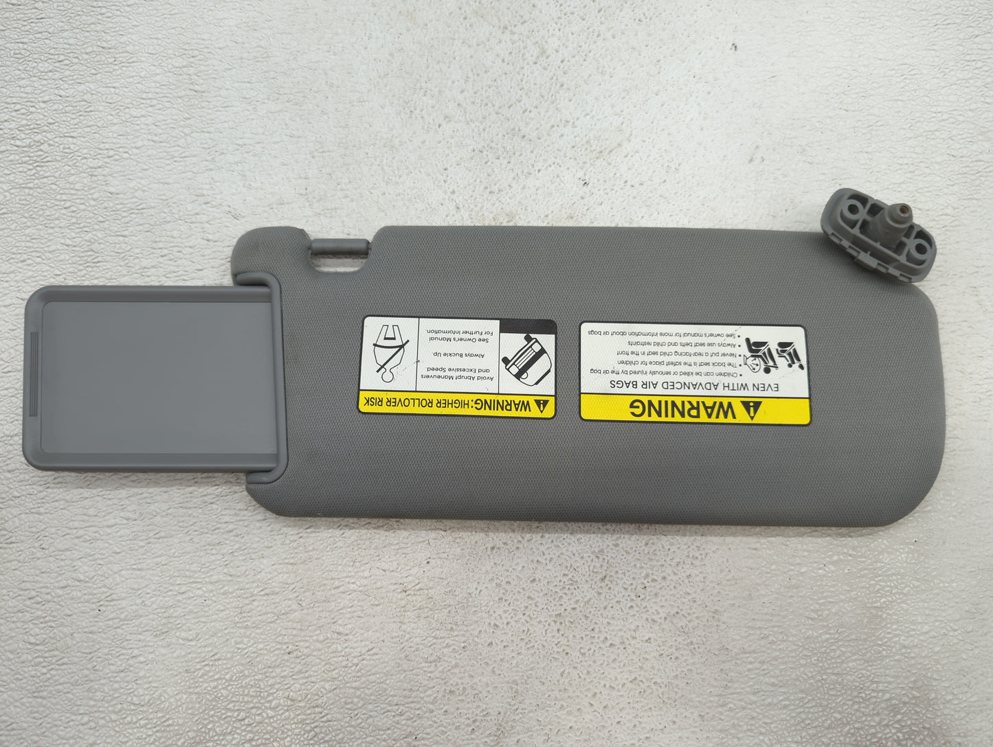 2011-2015 Kia Sorento Sun Visor Shade Replacement Driver Left Mirror Fits Fits 2011 2012 2013 2014 2015 OEM Used Auto Parts 