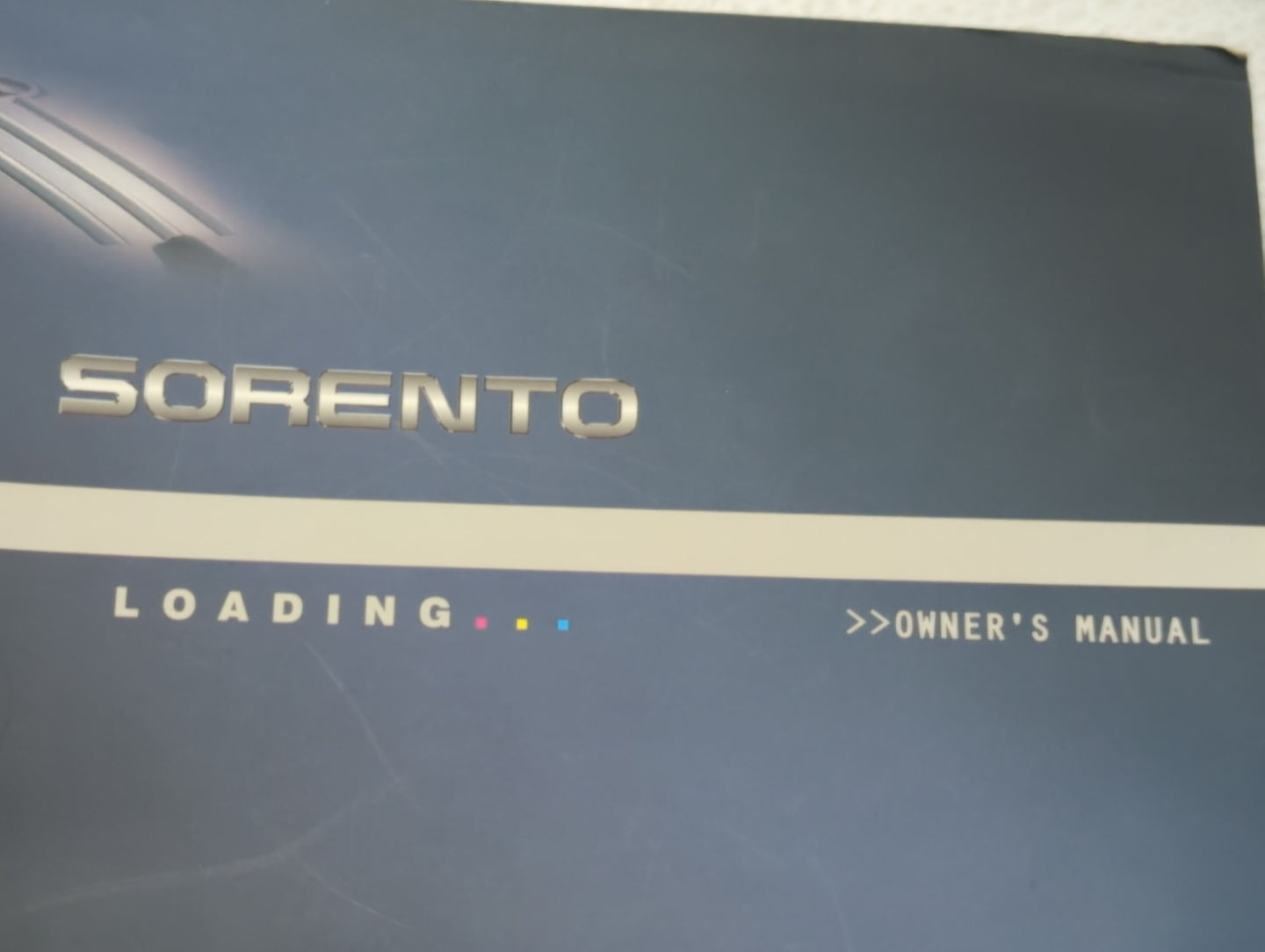 2011 Kia Sorento Owners Manual Book Guide OEM Used Auto Parts - Oemusedautoparts1.com