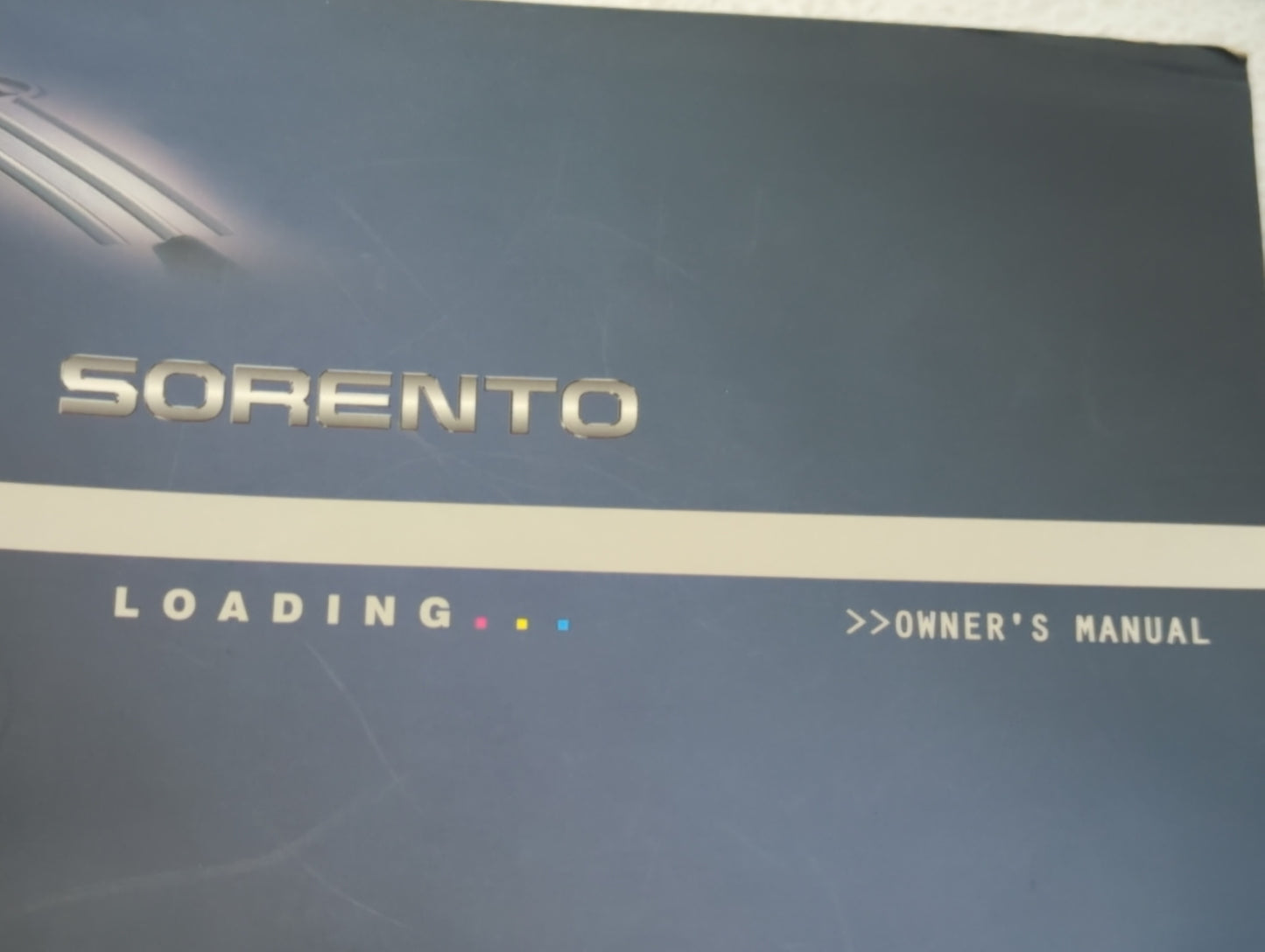2011 Kia Sorento Owners Manual Book Guide OEM Used Auto Parts - Oemusedautoparts1.com