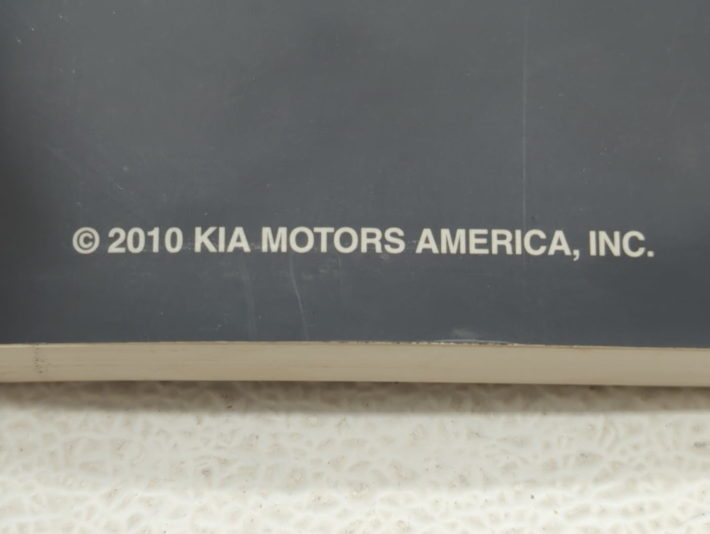 2011 Kia Sorento Owners Manual Book Guide OEM Used Auto Parts - Oemusedautoparts1.com