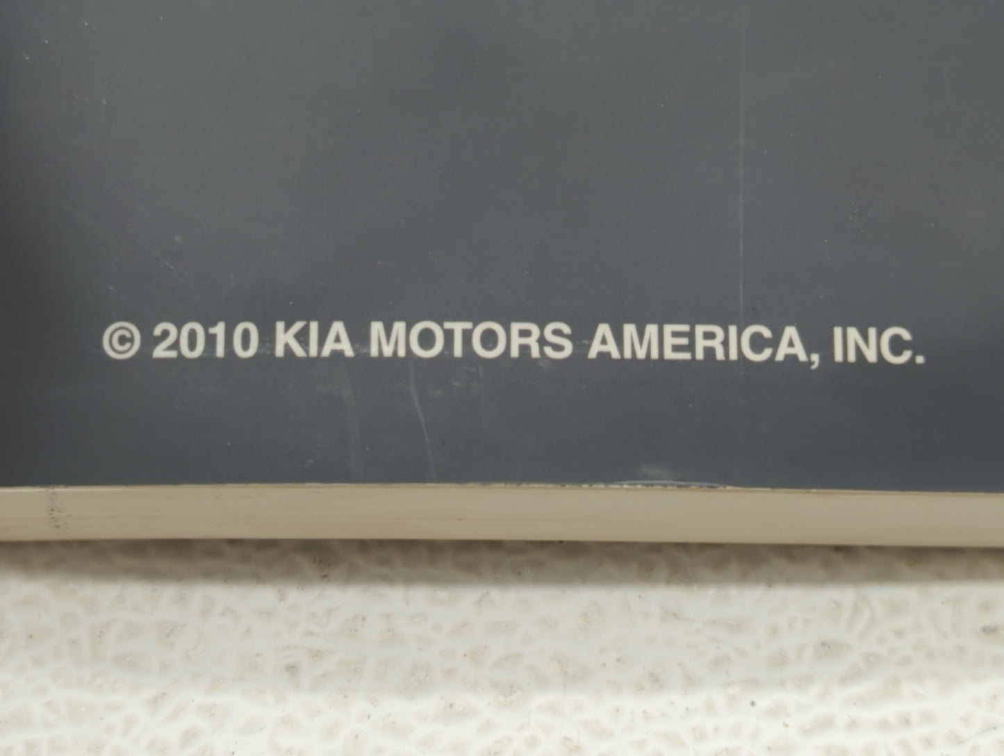 2011 Kia Sorento Owners Manual Book Guide OEM Used Auto Parts - Oemusedautoparts1.com