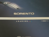 2011 Kia Sorento Owners Manual Book Guide OEM Used Auto Parts - Oemusedautoparts1.com