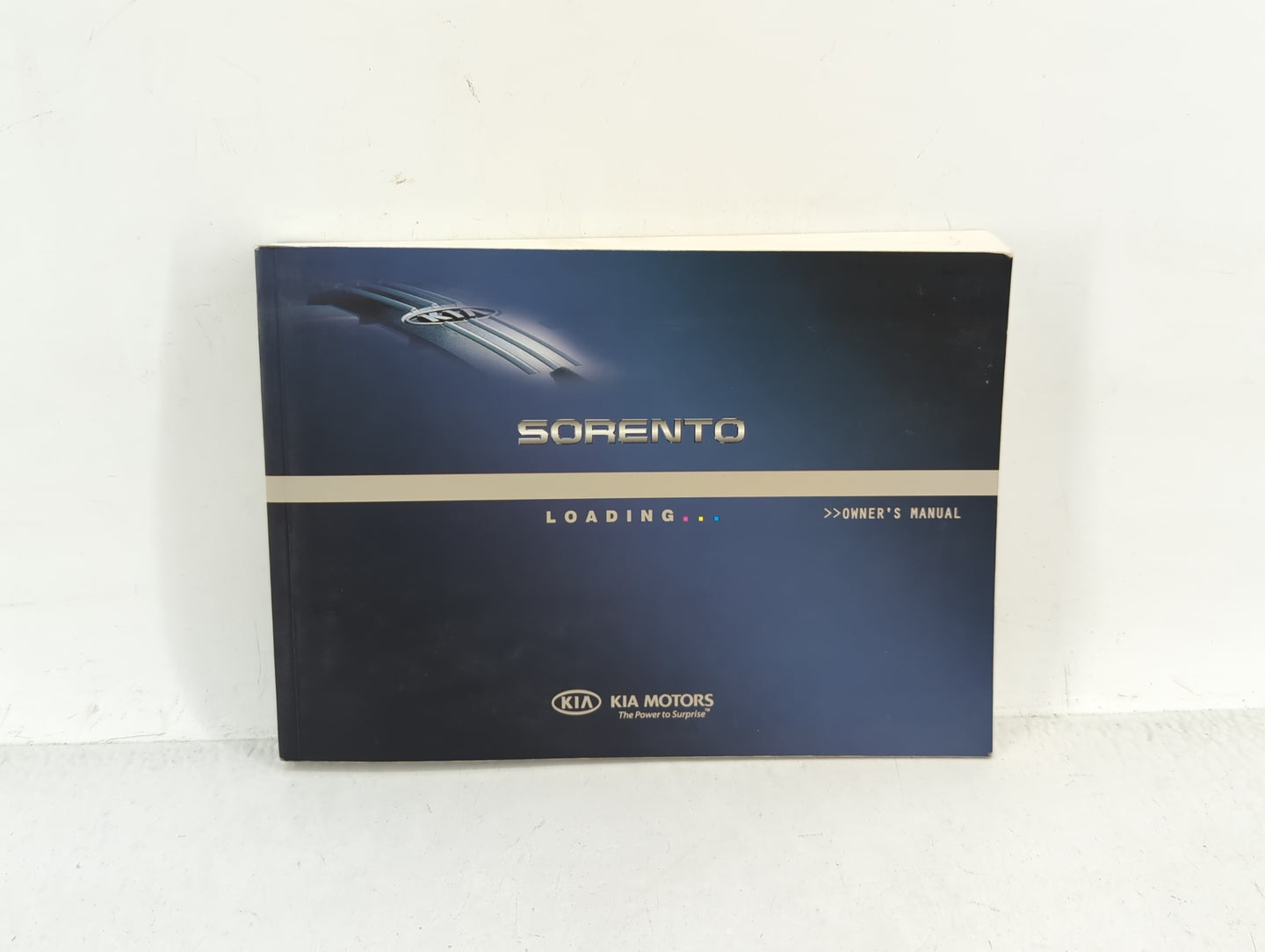 2011 Kia Sorento Owners Manual Book Guide OEM Used Auto Parts - Oemusedautoparts1.com