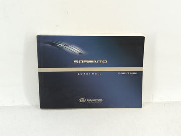 2011 Kia Sorento Owners Manual Book Guide OEM Used Auto Parts - Oemusedautoparts1.com