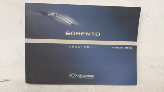 2011 Kia Sorento Owners Manual Book Guide OEM Used Auto Parts - Oemusedautoparts1.com