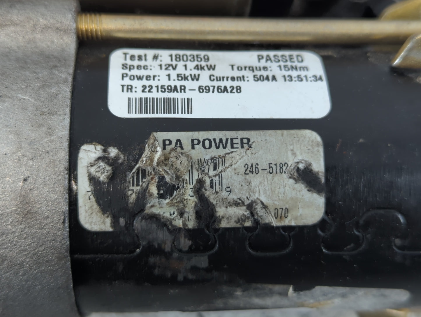 2011 Kia Sorento Car Starter Motor Solenoid OEM P/N:36100-3C150 Fits OEM Used Auto Parts - Oemusedautoparts1.com