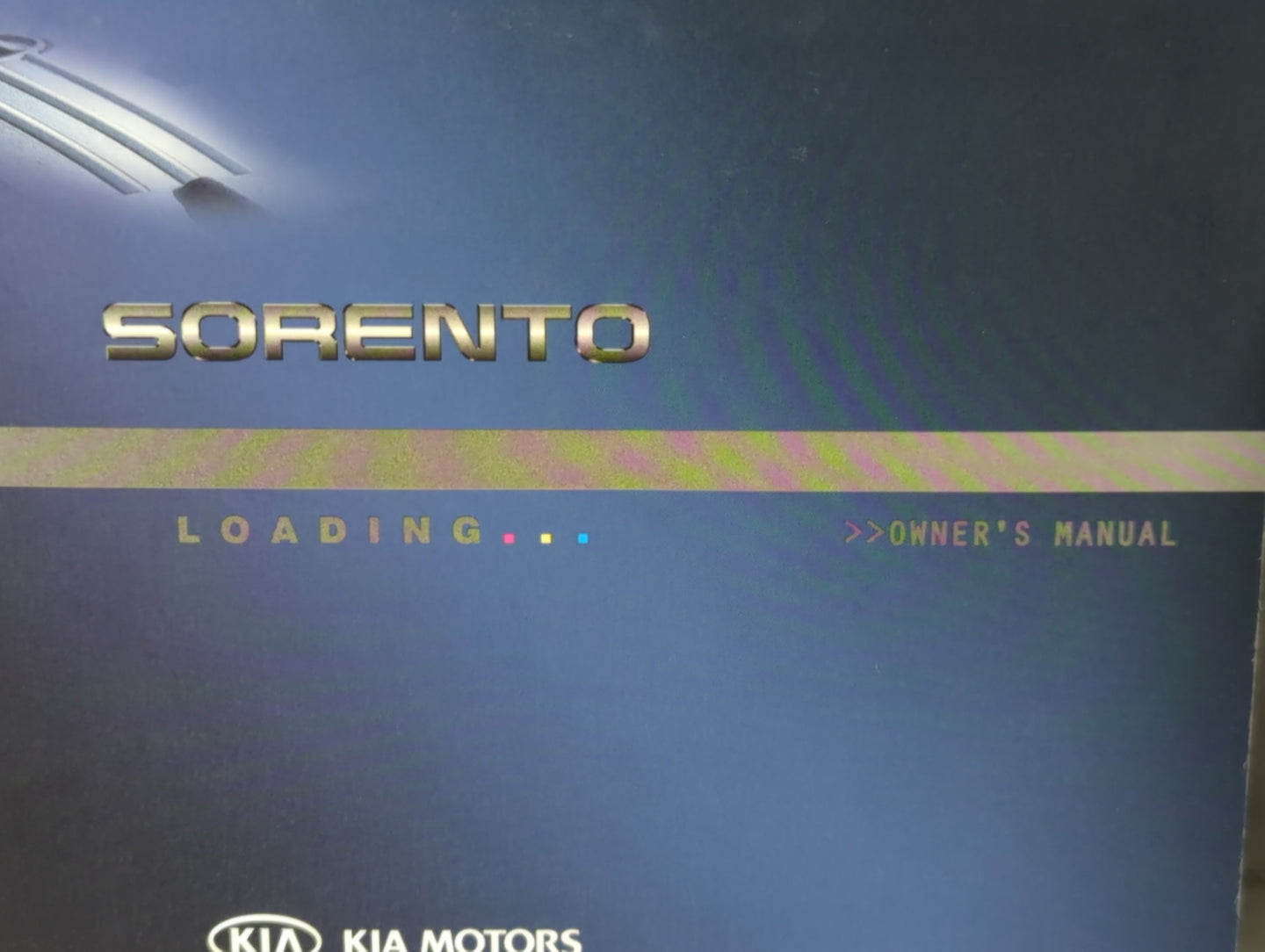 2011 Kia Sorento Owners Manual Book Guide P/N:A2P0-EU18A OEM Used Auto Parts - Oemusedautoparts1.com