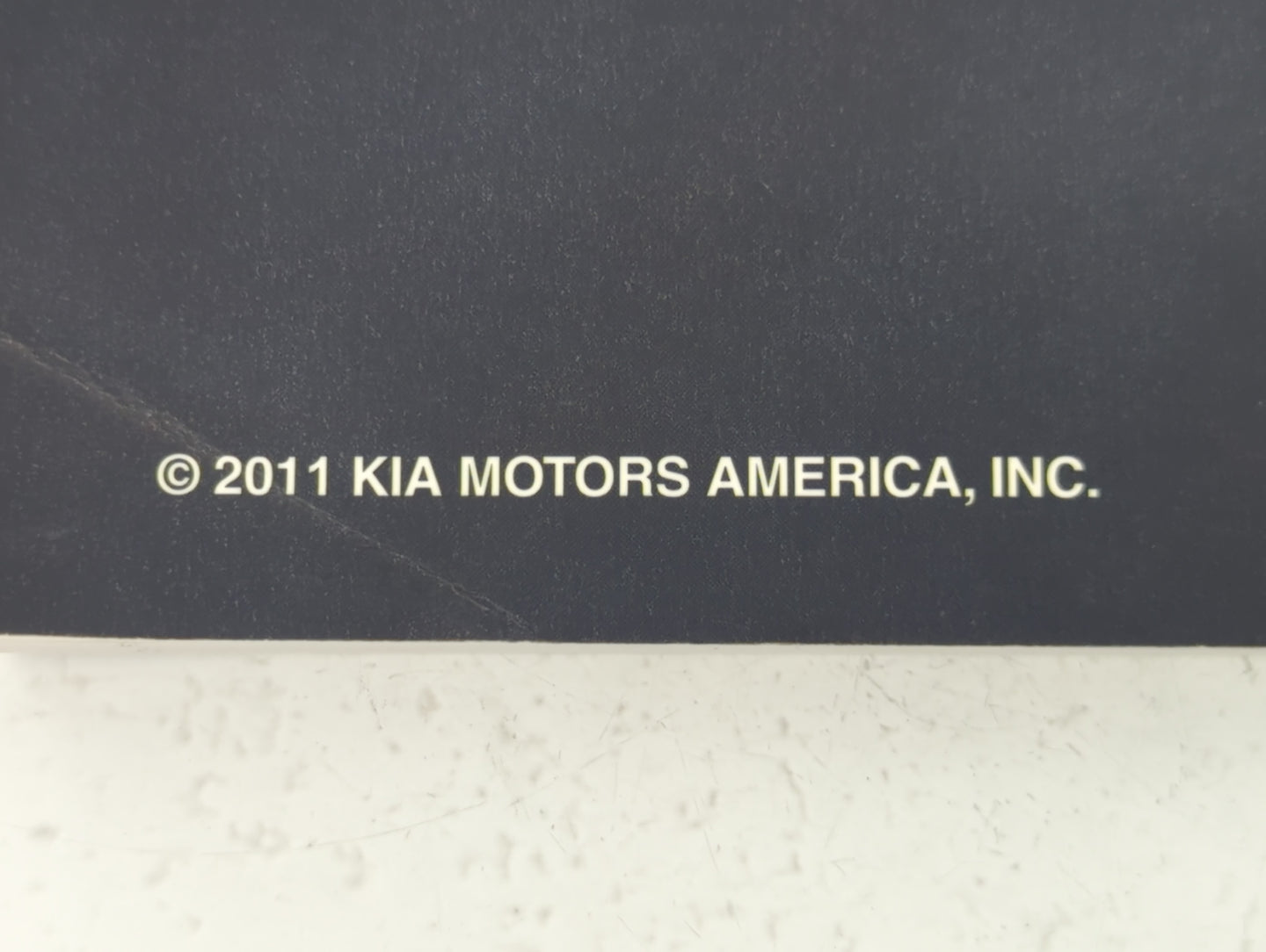 2011 Kia Sorento Owners Manual Book Guide P/N:A2P0-EU18A OEM Used Auto Parts - Oemusedautoparts1.com