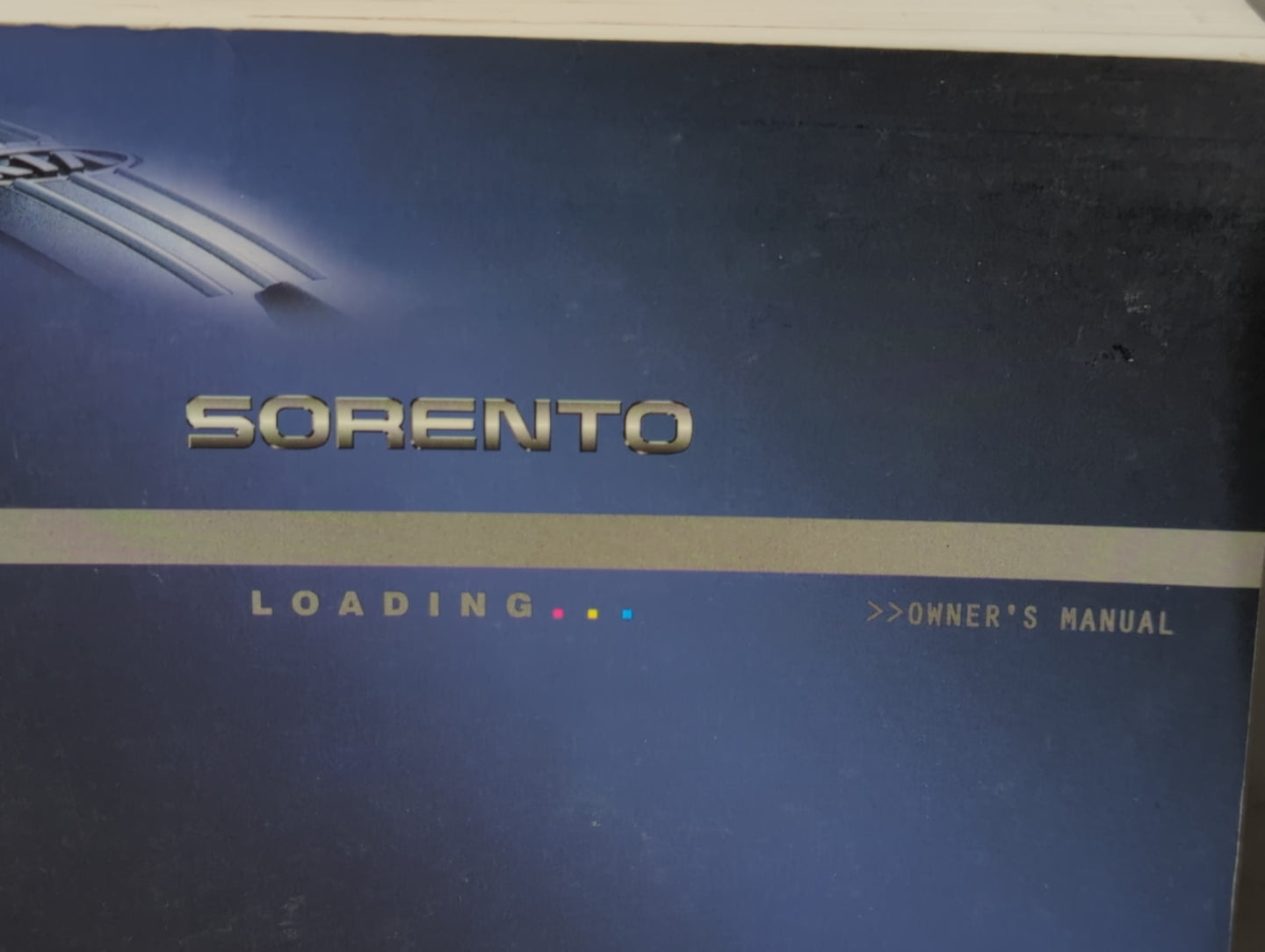 2011 Kia Sorento Owners Manual Book Guide P/N:A2PO-EU17A OEM Used Auto Parts - Oemusedautoparts1.com