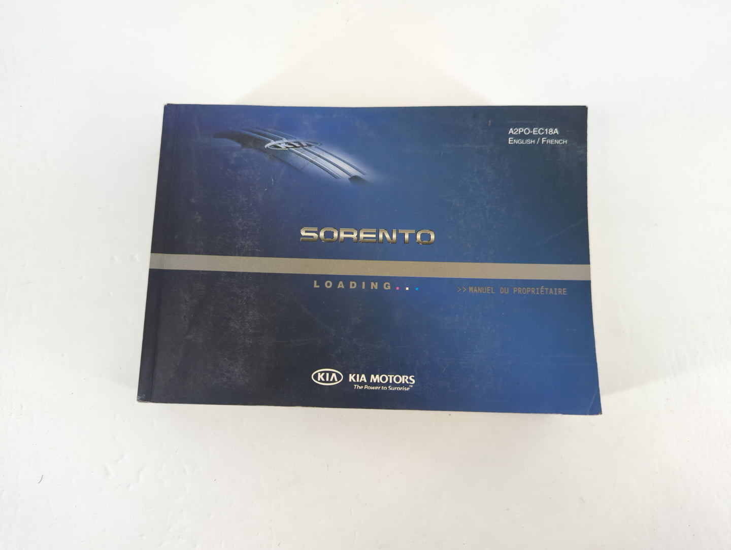 2011 Kia Sorento Owners Manual Book Guide P/N:A2PO-EC18A OEM Used Auto Parts - Oemusedautoparts1.com