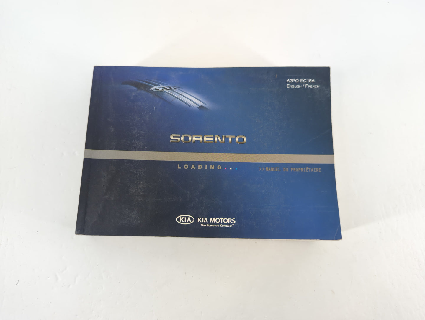 2011 Kia Sorento Owners Manual Book Guide P/N:A2PO-EC18A OEM Used Auto Parts - Oemusedautoparts1.com