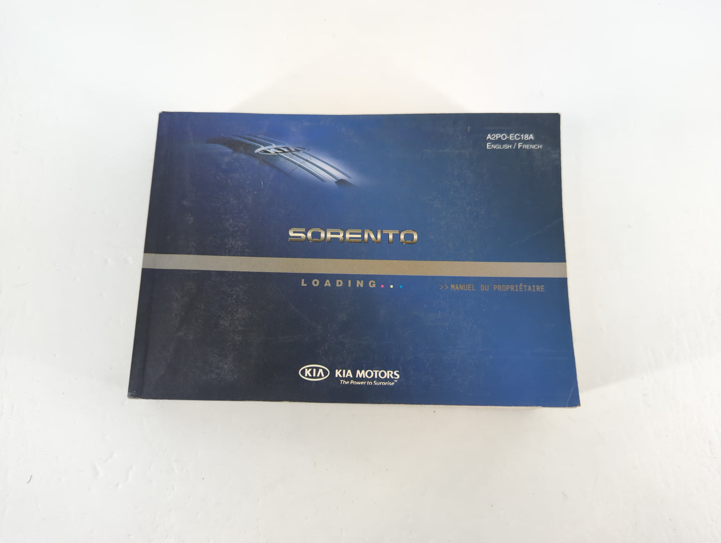 2011 Kia Sorento Owners Manual Book Guide P/N:A2PO-EC18A OEM Used Auto Parts - Oemusedautoparts1.com
